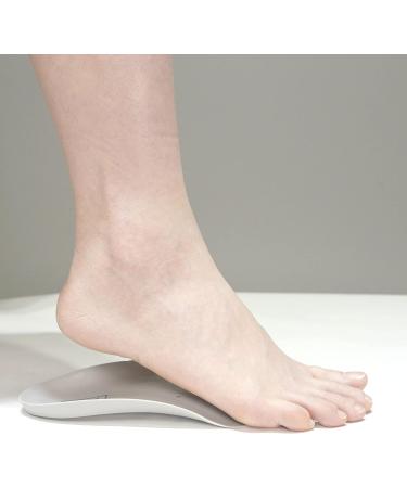Silver Nano Platinum Arch Insole for Plantar Fasciitis Relief & Foot Odor Elimination - Size 9.5-10 Men's / 10.5 Women's - Buy Online on GoSupps.com