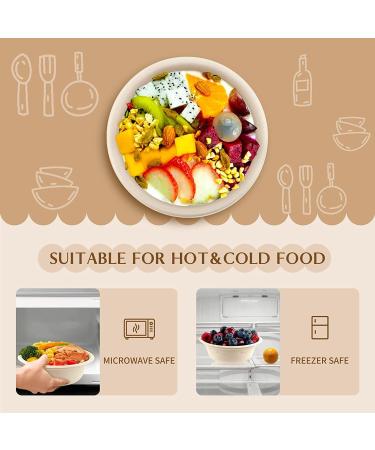 Paper Bowls 12oz 125 Pack 100% Biodegradable Heavy Duty Disposable Bowls Compostable Bowls Eco-Friendly Natural Sugarcane Bowls for Hot and Cold Food - Buy Online on GoSupps.com