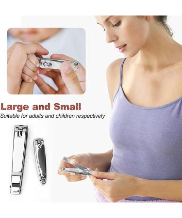 Nail Clipper Premium Stainless Steel Fingernail and Toenail Clipper Cutters Fingernail Clipper Cutters with Nail File Sharp (Color : Key Buckle) - Buy Online on GoSupps.com