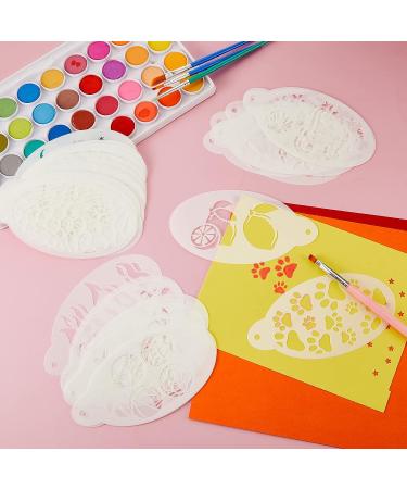 Jecery 36 Pcs Face Paint Stencils for Halloween Makeup - Reusable Templates for Mermaid, Unicorn, Leopard, Witch, Ghost, Pumpkin & Skull Tattoos (Fresh Style) - Buy Online on GoSupps.com