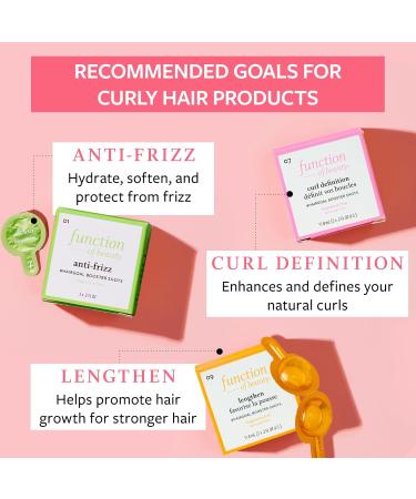Function of Beauty Curly Hair Shampoo & Conditioner Set - Sulfate-Free Anti-Frizz & Curl Definition - 11 oz Each | Lengthen & Moisturize Natural Curls - Buy Online on GoSupps.com