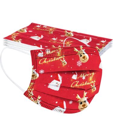 50 Pcs Kids Face Cover Disposable 3 Ply Cute Cartoon Printing Face Bandanas (#16) - Buy Online on GoSupps.com