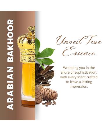 ARABIAN PERFUMES & OILS Arabian Bakhoor Perfume Oil - Smoky Woody Green Fragrance Oil for Men and Women - Travel Size Perfume 0.10 Fl. Oz. - Buy Online on GoSupps.com