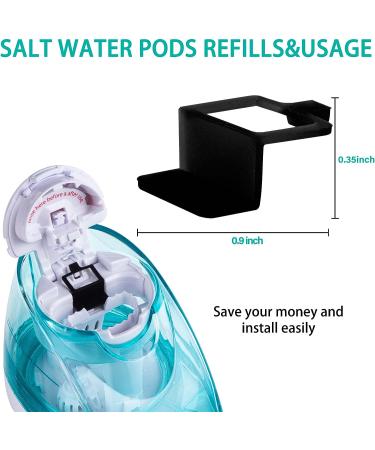 Nasal Irrigation System Custom Cleaning Kit - Silicone Salt Water Pods Refills (10Pcs) in Black - Buy Online on GoSupps.com