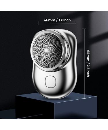 Mini Portable Electric Razor for Men - Powerful Rechargeable Shaver, Waterproof for Wet/Dry Use - Buy Online on GoSupps.com