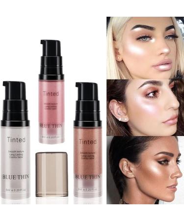Highlighter Makeup 6ml Liquid Highlighter Radiant Non-Caking Cosmetic Natural Finish Liquid Highlighter for Girl 1 - Buy Online on GoSupps.com