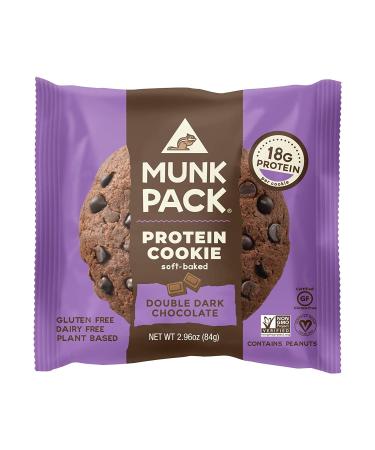 Munk Pack Protein Cookie Variety 2.96 oz - Pack of 8 | 4 Delicious Flavors | Gluten-Free & Non-GMO - Buy Online on GoSupps.com