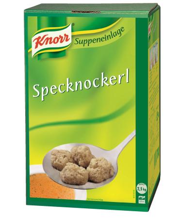 Knorr Specknockerl (pre-formed dumplings with a strong bacon flavour) 1 pack (1 x 2.5 kg)