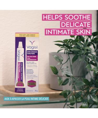 Vagisil Anti-Itch Creme Extra Strength for Feminine Intimate Areas Gynecologist Tested 30g - Buy Online on GoSupps.com