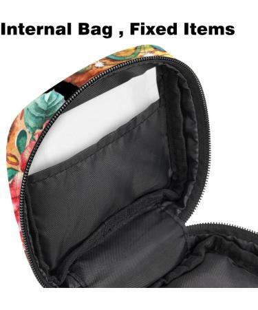 Buy Portable Women's Binding-Storage Bags | Menstrual Cup Pocket | Colorful Art-Dead Head Design | Perfect for Teenage Girls & First Periods - Buy Online on GoSupps.com