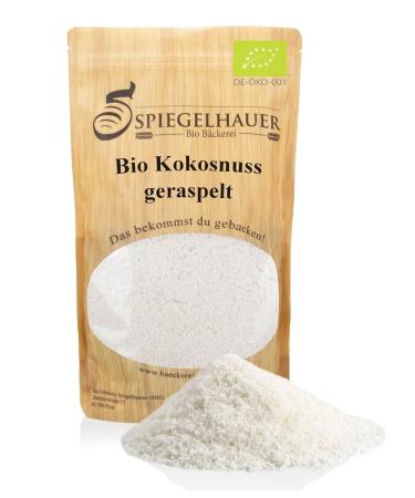 Organic Coconut Flakes 1 kg - Raw Unsweetened Unroasted Grated Coconut for Baking & Snacking | International Shipping Available - Buy Online on GoSupps.com