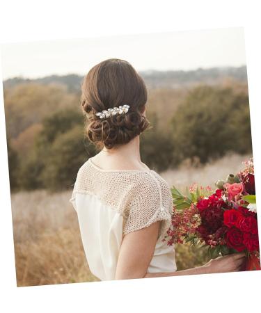 Beavorty Fashionable Diamond Hair Accessories Wedding Hair Accessories Wedding Decor Hair Clip Hair Barrettes Hair Pin Bridal Headpiece Horse Eye Zinc Alloy Bride Comb - Buy Online on GoSupps.com