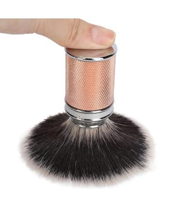 Premium Rose Gold Shaving Brush | Nylon Beard Brush with Curved Handle & Synthetic Foam - International Shipping - Buy Online on GoSupps.com