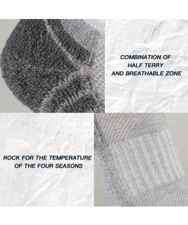 COOVAN 8 Pairs Men's Ankle Socks - Athletic Running Socks with Cushion Tab, Low Cut Style - 8 Pack, Black - Buy Online on GoSupps.com