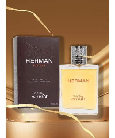HERMAN POUR HOMME EAU DE TOILETTE 3.4 FL. OZ. Woody Spicy fragrance for Men. - Buy Online on GoSupps.com