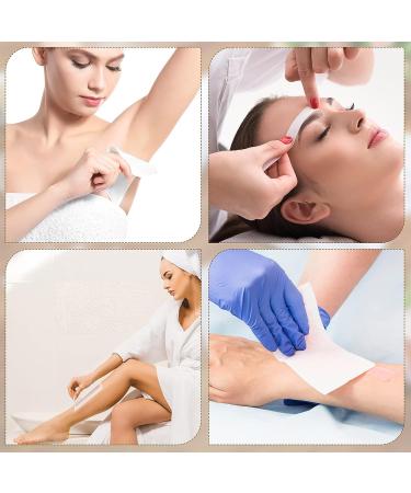2000 PCS Large Non-Woven Wax Strips for Hair Removal - 3 x 8 Inch Body & Face Waxing Strips - For Men & Women - White - Buy Online on GoSupps.com