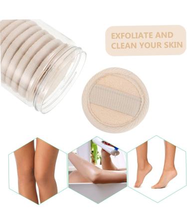 FRCOLOR 2 Sets Loofah Face Wash Powder Puffs - Natural Makeup Remover & Facial Cleaning Pad Beauty Kit | Eco-Friendly Sponge Puff & Accessories - Buy Online on GoSupps.com