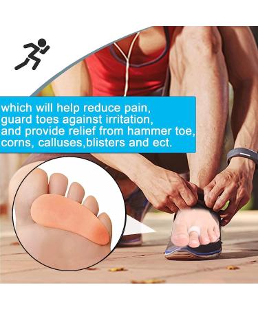4x Silicone Gel Toe Separator for Hammer Toe & Hallux Valgus Correction - Comfort & Pain Relief - Buy Online on GoSupps.com