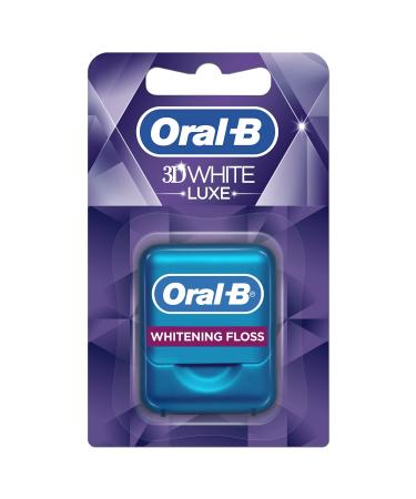 Oral-B 3D White Luxe Whitening Dental Floss 35 m - Buy Online on GoSupps.com
