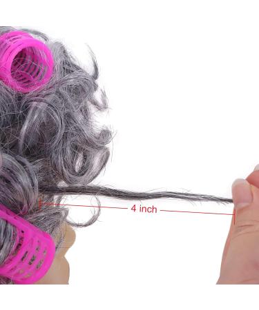 Shop Mapofbeauty 4 Curly Granny Wig with Hair Fibers - Silver Gray Costume & Cosplay Hair Accessory - Buy Online on GoSupps.com