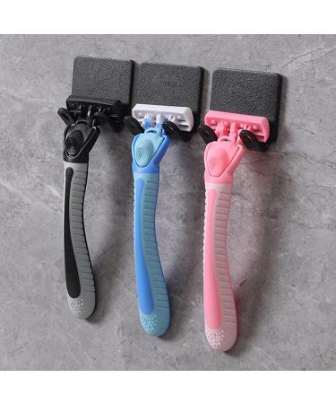 Catelves 8-Piece Razor Holder Shower Set - No Drilling Self-Adhesive High-Quality Plastic - Ideal for Home Kitchen & Bathroom - Buy Online on GoSupps.com
