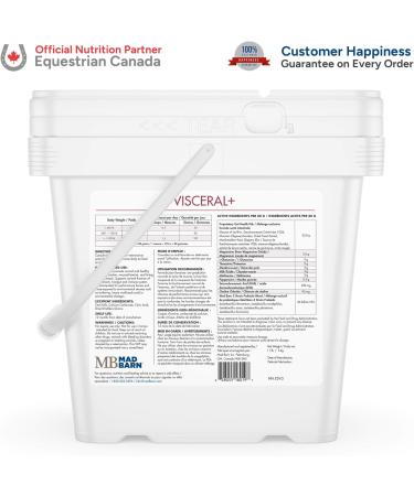 Mad Barn - Visceral+ - Supplement for Horse Gut Health and Digestion 5 kg 5kg - Buy Online on GoSupps.com