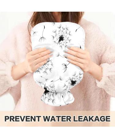 NAANLE 2L Hot Water Bottle with Dandelion Cover - Pain Relief for Menstrual Cramps & Heat Therapy - Buy Online on GoSupps.com
