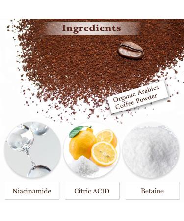 DISAAR BEAUTY Arabica Coffee Body Scrub Remove Dirt Aging Cuticles Reduce Cellulite Refine Pores Nourish Moisturize Skin 200ml/6.76fl.oz - Buy Online on GoSupps.com