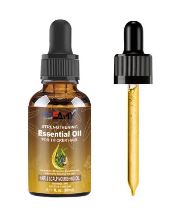 hair essential oil Scalp & Hair Care Products For Hair Loss Thinning & Regrowth Strengthens & Nourishes Dry Damaged Hair Beard Split Ends Care