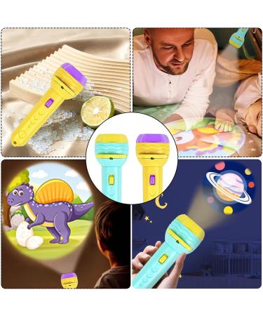 Children's Projector Flashlight - 2-Piece Set with 80 Fun Patterns for Kids Aged 2-8 | Perfect Gift for Girls | Energy Class A++ - Buy Online on GoSupps.com