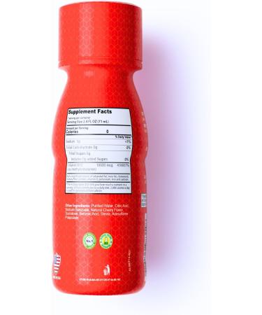 ALFA VITAMINS Vitamin B12 Energy Shot, Natural, Sugar Free Dietary Supplement, Boosts Energy, Supports Immune System, Cherry Flavored, Gluten Free, 10000 mcg per Serving, 2.0 oz Bottle, 80 Pack - Buy Online on GoSupps.com
