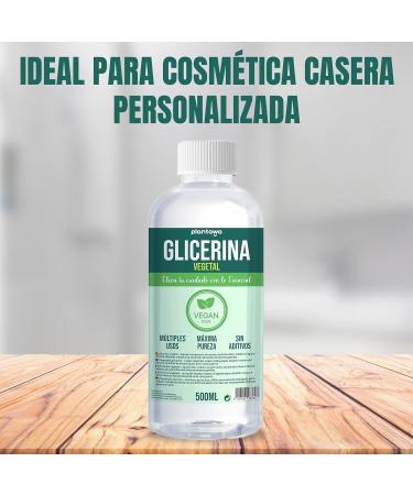  PLANTAWA Plantawa Liquid Vegetable Glycerin 500ml | High Purity Natural Moisturizing & Moisturizing Hair & Skin Fragrance Free Ideal Soaps Shampoos Creams USP Pharmaceutical Grade - Buy Online on GoSupps.com