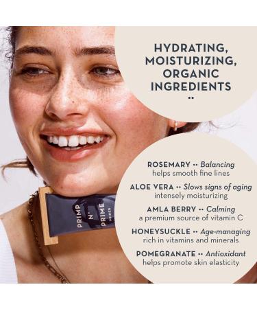 Buy Vegan Glowing Skin Makeup Primer & Moisturizer - Hydrating Pore Minimizer & Tinted Organic Face Primer (Rose Gold) - International Shipping Available - Buy Online on GoSupps.com