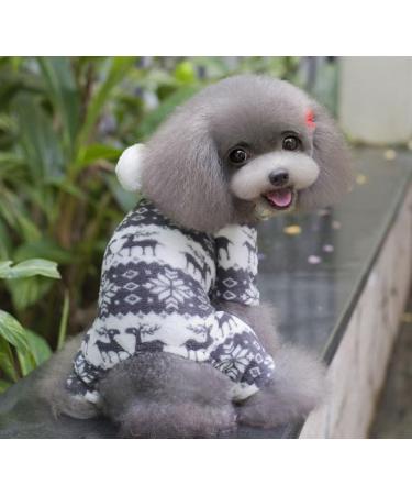 Ranphy Reindeer Pattern Hooded Sweater for Small Dogs & Cats - Soft Velvet Jumpsuit for Puppies (Size S) - Unisex Pet Clothing - Buy Online on GoSupps.com