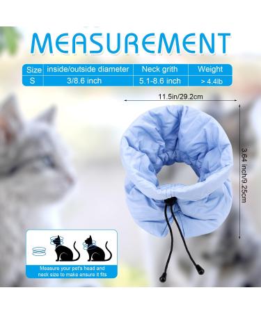 Cat Cone Collar Adjustable Cat Recovery Collar Lightweight Waterproof Protective Cat Collar Soft Pet Recovery Collar Prevent Dogs Cats From Licking Wounds (S) - Buy Online on GoSupps.com