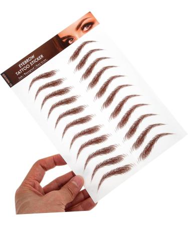  ADOCARN 5 Sheets Eyebrow Stickers Authentic Eyebrow Care Shaping Eyebrow Waltz Eyebrow Stickers Eyebrow Transfers Stickers Waltz Eyebrows Simulation Eyebrow Brown - Buy Online on GoSupps.com