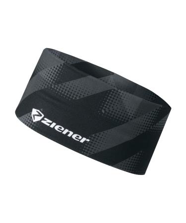 Ziener Immre Band Powerstretch Printed Headband Unisex 802163 Usex Black Print