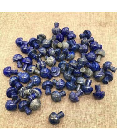 Home Decor Natural Crystal Rock Stone Blue Lapis Lazuli Mushroom for Christmas Decoration Gifts Gifts Natural Crystal Draw yuebang Stone Mineral Specimen Approx 2cm 2pcs - Buy Online on GoSupps.com