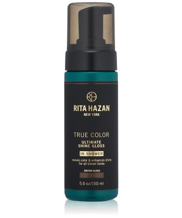 Rita Hazan Ultimate True Color Shine Gloss - Boost Hair Color with Healthy Hair Shine - Glazy Hair Treatment - New Package Design - 5 oz. Brown Hair Gloss