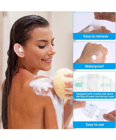 60 Waterproof Ear Covers for Shower & Swimming | Ear Protectors & Ear Plugs for Water Sports - Buy Online on GoSupps.com