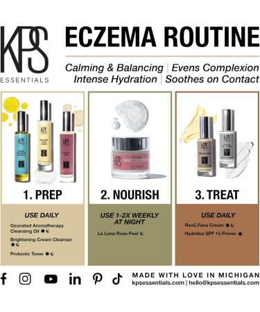 KPS Essentials Eczema Routine - Holistic Skincare for Eczema Relief Hydration & Soothing Skin | International Shipping Available - Buy Online on GoSupps.com