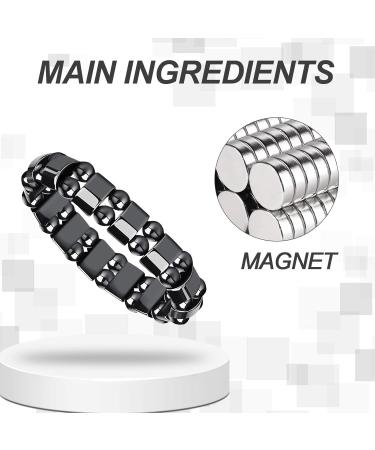 Pack of 2 Magnetic Health Bracelets - Ion Release & Blood Sugar Balance for Seniors - Buy Online on GoSupps.com