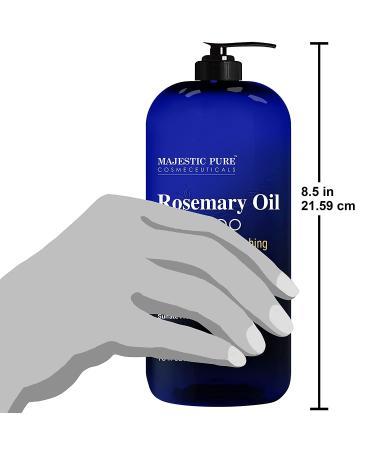 Majestic Pure Rosemary Hair Loss Shampoo - 16 fl oz | Promotes Hair Growth and Strength - Buy Online on GoSupps.com