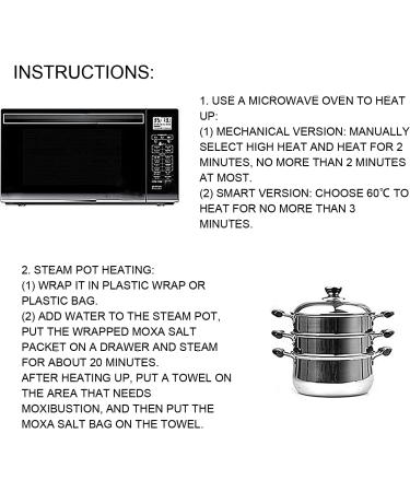 Buy Moxibustion Salt Bags - Removable & Washable | Perfect for Home & Travel | Wood Composite Design - Buy Online on GoSupps.com