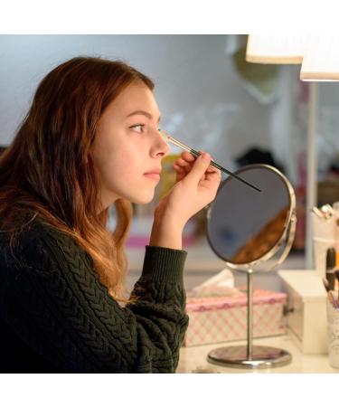 Blending Brush Half-Fan Shape Concealer Brush Under Eye - Powder Brush Side Shadow Smudge Evenly Bevel for All Skin Types Most - Buy Online on GoSupps.com