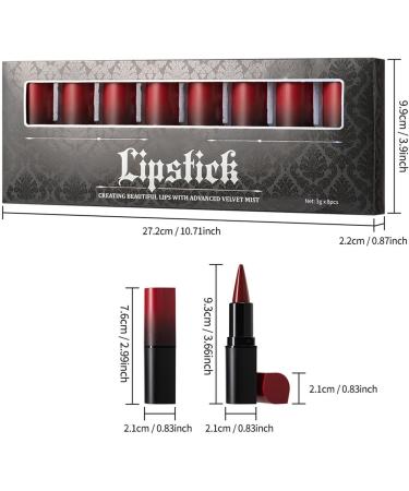  Xinhuju Lipliner Pencil and Gradient Lipstick Set - High-Pigment Smudge-Proof Makeup | Waterproof Matte Lip Color Long-Lasting Plumping Lip Care 8 Vibrant Colors - Buy Online on GoSupps.com