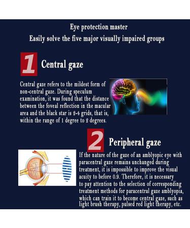 Amblyopia Training Device Flicker Vision Enhancement Device Adjustable Interpupillary Distance Acupuncture Pulse Function and Various Fine Vision Training Functions - Buy Online on GoSupps.com