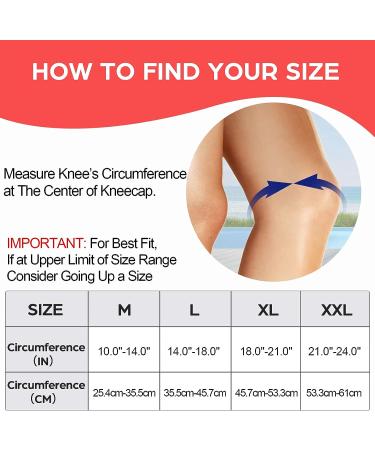 NEENCA XX-Large Knee Brace with Side Stabilizers & Gel Pads for Meniscus Tear & ACL Joint Pain - Buy Online on GoSupps.com