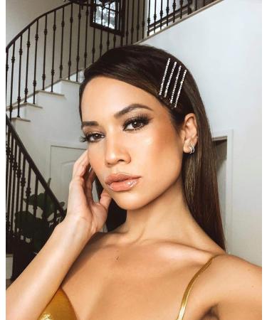 Kitsch Rhinestone Bobby Pins - Rose Gold Decorative Hair Pins for Women (3 Count) - Buy Online on GoSupps.com