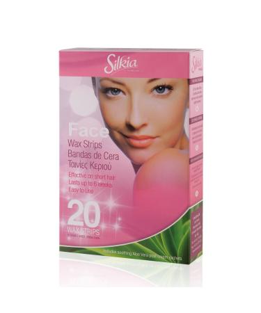 Silkia wax strips facial 10 strips by Silkia